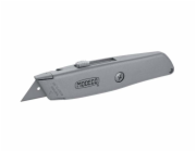 Modeco Nůž s vyměnitelnými trapézovými čepelemi 19x50mm hliník - MN-63-032