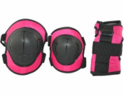 Tmavě růžová sada chráničů NILS Extreme H110 velikost XS (16-2-338)