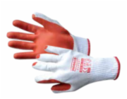 Modeco Bezešvé pletené rukavice na dlažbu potažené latexem 10,5 12 ks. - MN-06-210
