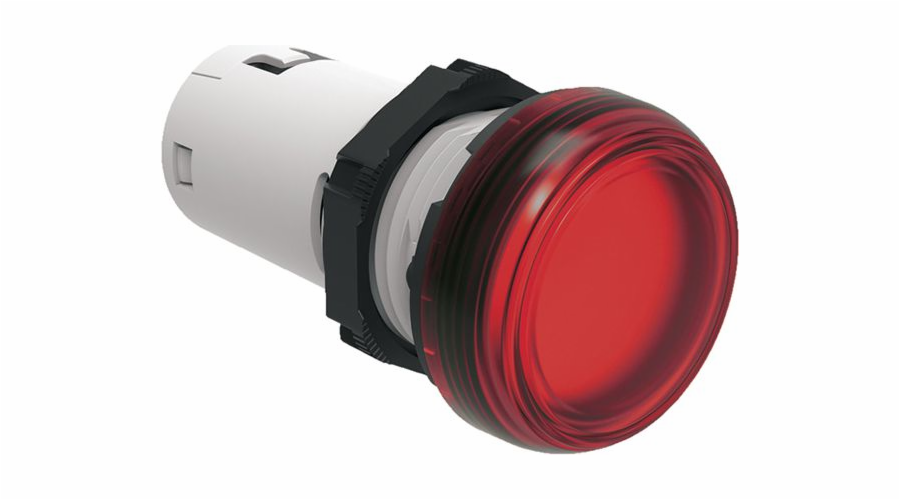 LOVATO Elektrická LED signální lampa jednodílná červená 12V AC / DC (LPMLA4)