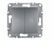 Tlačítko rolety Schneider Electric Asfora bez rámu, ocel (EPH1300162)
