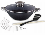 Pánev Kamille wok, litina, 26 cm