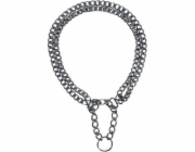 NÁHRDELNÍK KOVOVÝ DVOUŘADÝ Trixie 60CM