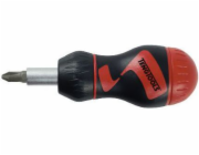 Krátký ráčnový šroubovák Teng Tools s vyměnitelnými bity (18655-0109)