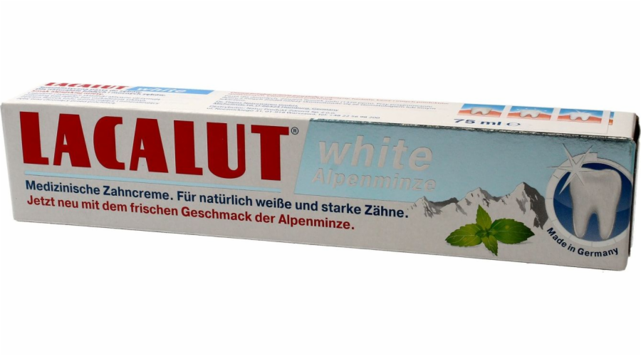 Lacalut zubní pasta White Alpenminze 75ml
