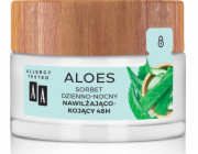 AA Aloes 100% Den-Noční sorbet hydratační a zklidňující 48H 50ml