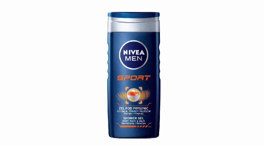 Nivea Bath Care regenerační sprchový gel Sport pro muže 250ml
