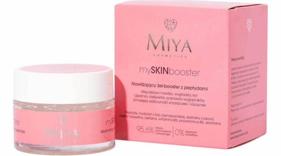 Miya My Skin Booster hydratační gel-booster s peptidy na obličej 50ml