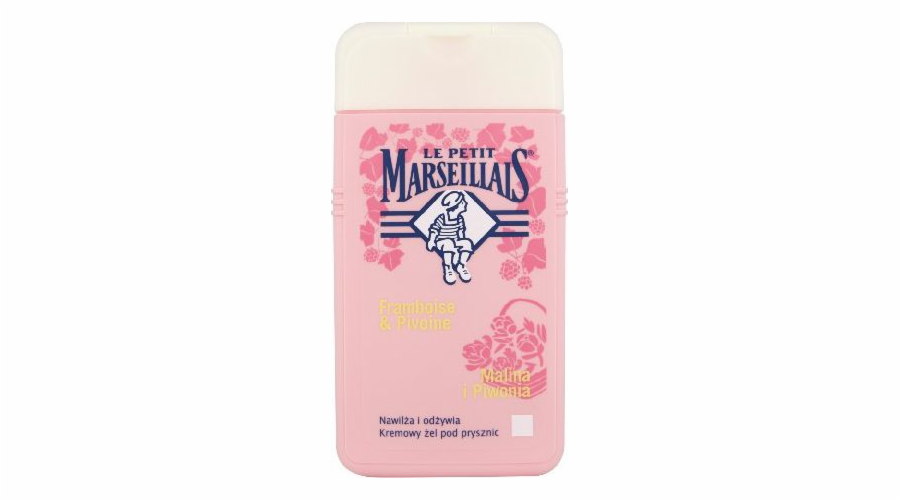 Sprchový gel Le Petit Marseillais Malina a Pivoňka 400 ml