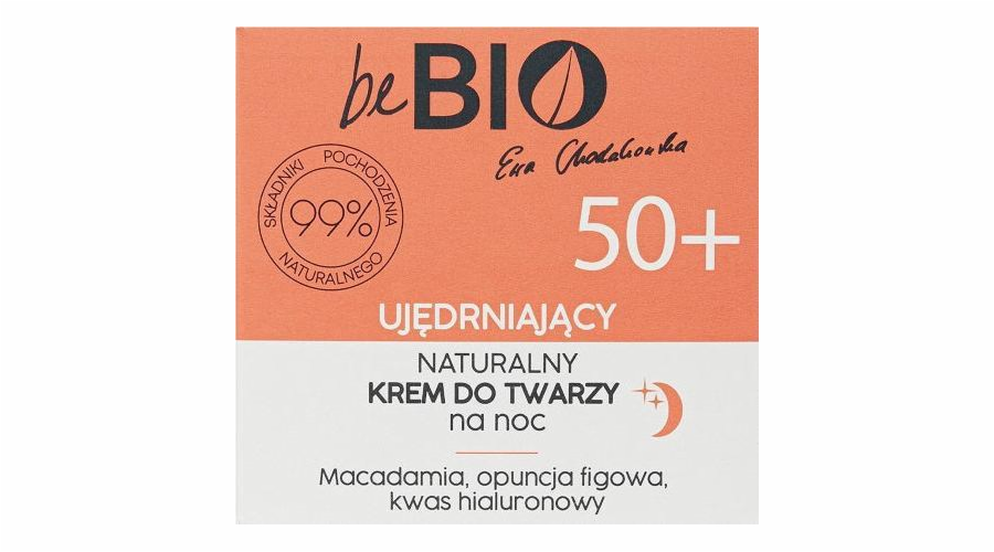 BE BIO_Ewa Chodakowska 50+ zpevňující přírodní pleťový krém na noc 50ml