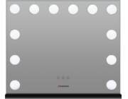 Kosmetické zrcátko Humanas Humanas HS-HM02 kosmetické zrcátko s LED osvětlením - černé