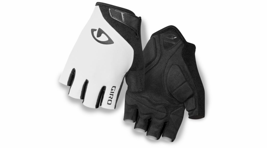 GIRO JAG cyklistické rukavice bílá černá velikost S (GR-7059030)