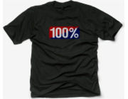 100% klasické černé pánské tričko, velikost XL