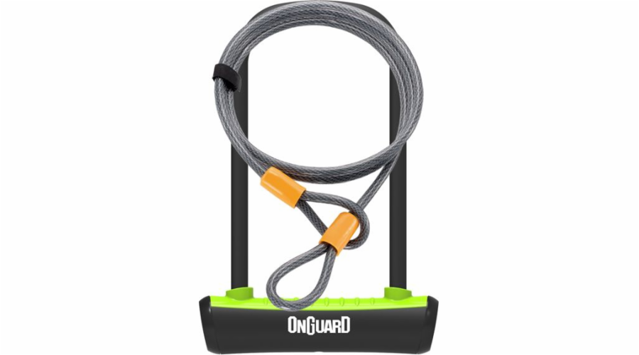 ONGUARD U-Lock zámek na kolo Neon zelený 10x1200 mm (8154GR)