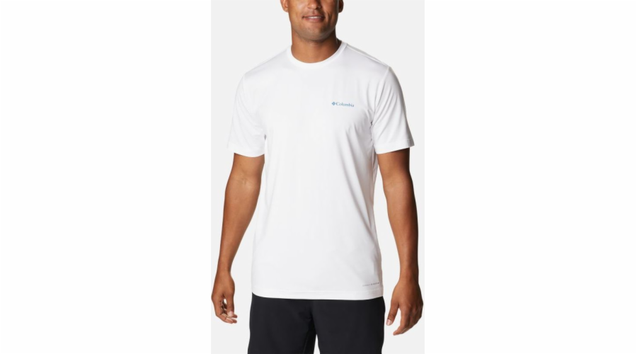 Pánské tričko Columbia Tech Trail Graphic White Heather, velikost XL