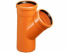 Magnaplast T-kus 87° pro vnější kanalizaci KGFA 160mm (21...