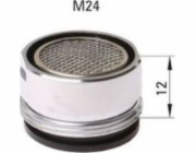 Deante Basic perlátor pro umyvadlové a dřezové baterie, vnější závit M24, chrom (XDW00PCZ1)