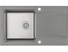 Deante SINK. PRIME ŠEDÁ METALICKÁ ŽULA-OCEL 860x500x220 3...