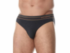 Brubeck BE10110 Pánské slipy ACTIVE WOOL graphite L