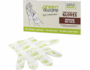 GreenAware GreenAware, Kompostovatelné jednorázové rukavice, velikost M, 100 ks.