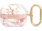 GUESS Guess GUA3HCHMAP kryt AirPods 3 růžový/růžový Marbl...