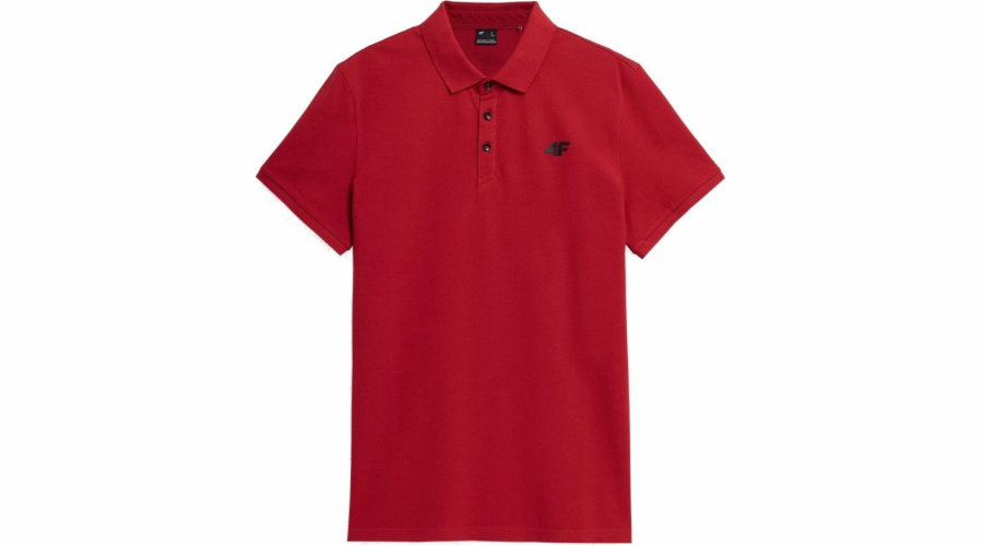 4F Pánské tričko H4Z22-TSM356 Červená rS
