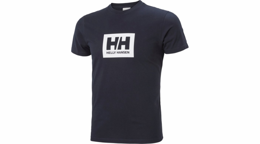 Pánské tričko Helly Hansen HH Box, tmavě modrá, velikost XXL (53285_599)