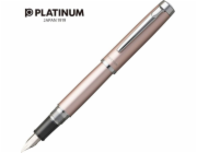 Plnicí pero Platinum PLATINUM Proycon Luster Rose Gold, F, růžové