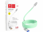 Denmen USB-A - USB-C USB kabel 1 m Mint (29366)