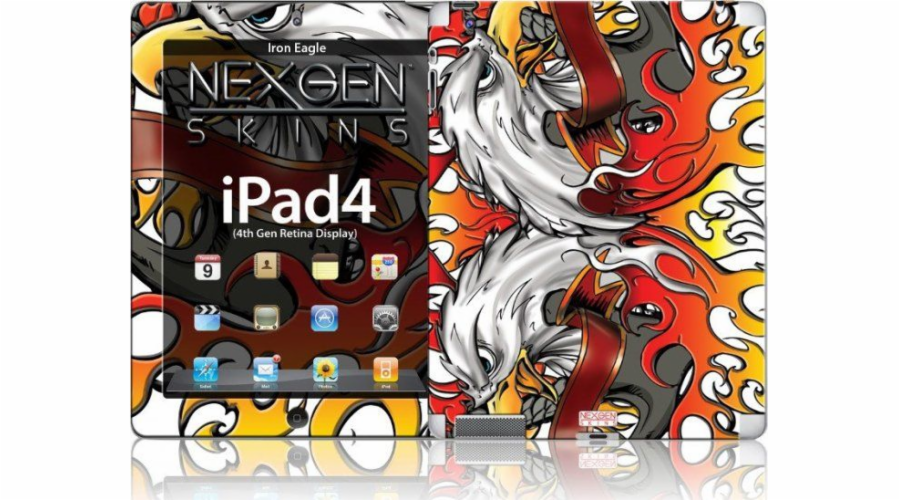 Nexgen Skins Nexgen Skins - Sada vzhledů pouzdra s 3D efektem Ipad 2/3/4 (iron Eagle 3d)