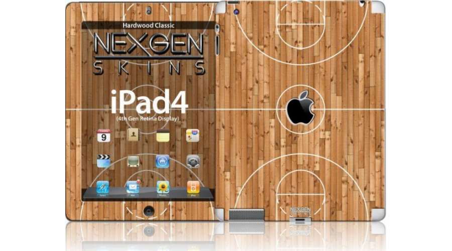 Skins Nexgen Skins Nexgen - Sada vzhledů pouzdra s 3D efektem Ipad 2/3/4 (klasické 3d tvrdé dřevo)