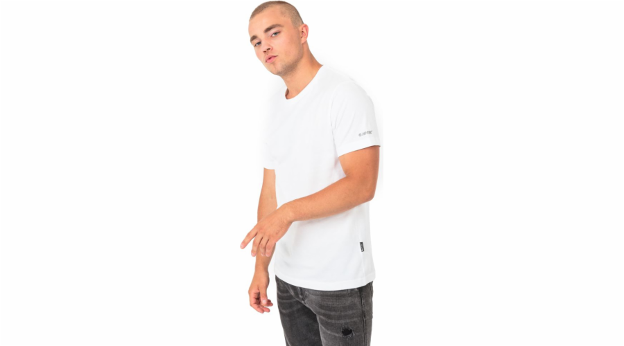 HI-TEC Puro White pánské tričko, velikost XL