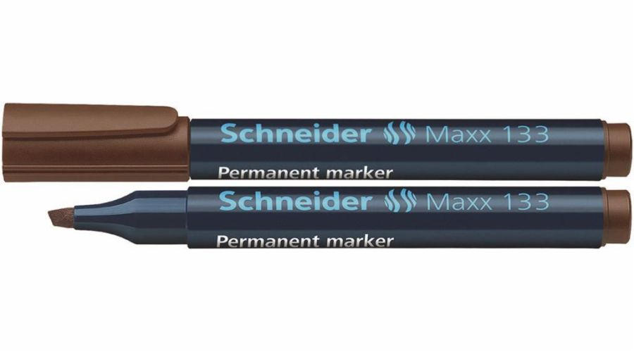 Schneider Permanentní popisovač SCHNEIDER Maxx 133, zkosený, 1-4 mm, hnědý (4004675038616)