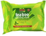 Beauty Formulas Čistící ubrousky na obličej Tea Tree 1 balení - 30 ks