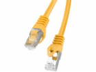 Lanberg Patchcord Cat.6 FTP 10m oranžový (PCF6-10CC-1000-Y)