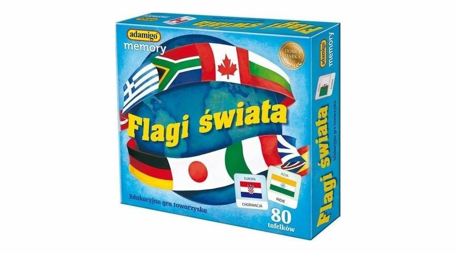 Adamigo Game Flags of the world memory - new