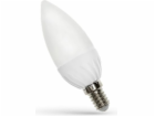 Spektrum LED svíčka E14, 230V, 6W, CW (WOJ13027)