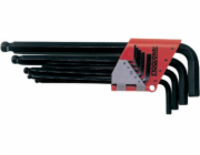 Teng Tools Sada imbusových klíčů typ L 1,5 - 10 mm s kuličkou 9 ks. (112260104)