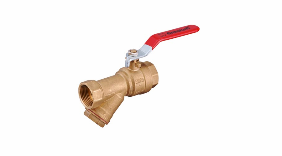 KFA Kulový ventil se šikmým filtrem 1 (708-010-25)