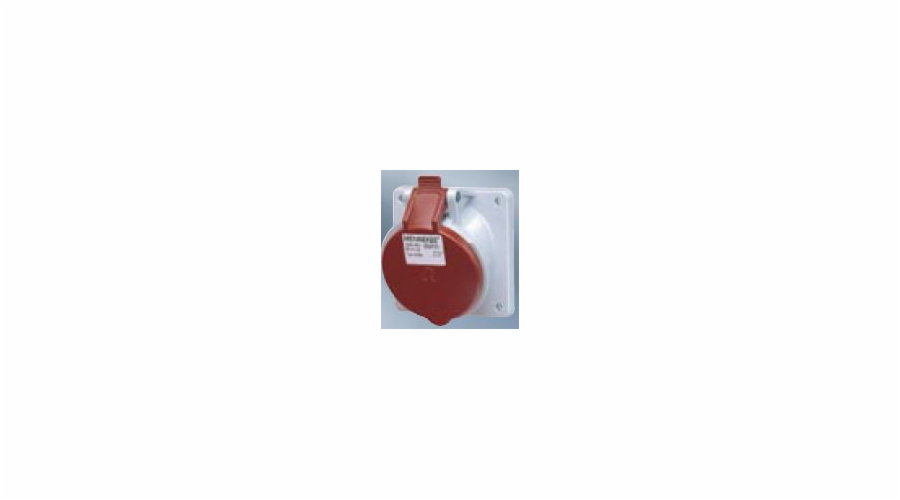 MENNEKES Panelová zásuvka šikmá 5P 16A 400V červená IP44 3093 (MEN3093)