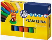 Plastelína Astra 8 barev
