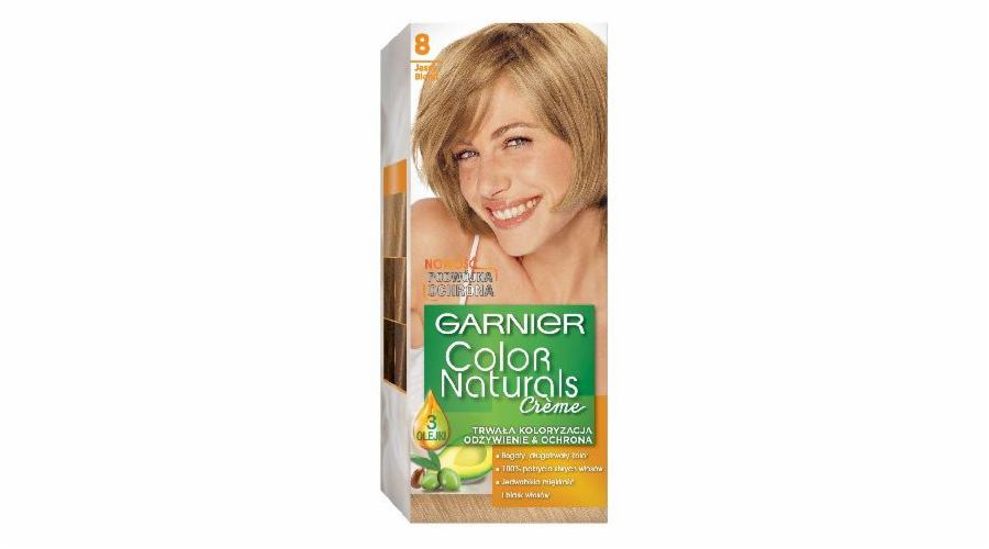 Barvící krém Garnier Color Naturals č. 8 Světle blond