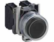 Ovládací tlačítko Schneider Electric 22 mm černé s vratnou pružinou a podsvícením 1Z (XB4BP21)