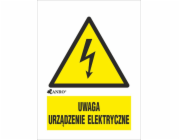 Elektrické zařízení ANRO Sign Attention 52 x 74 mm (10EOA/Q1/F)