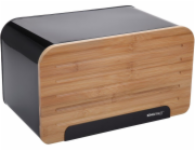 KingHoff chlebník z bambusu a oceli s prkénkem (KH-1071)