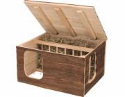 Trixie Natural Living Hilke House, s přihrádkou na seno, 40 × 23 × 32 cm