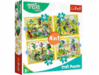 Trefl Puzzle 4v1. Treflik hry dohromady. Rodina Trefliků ...