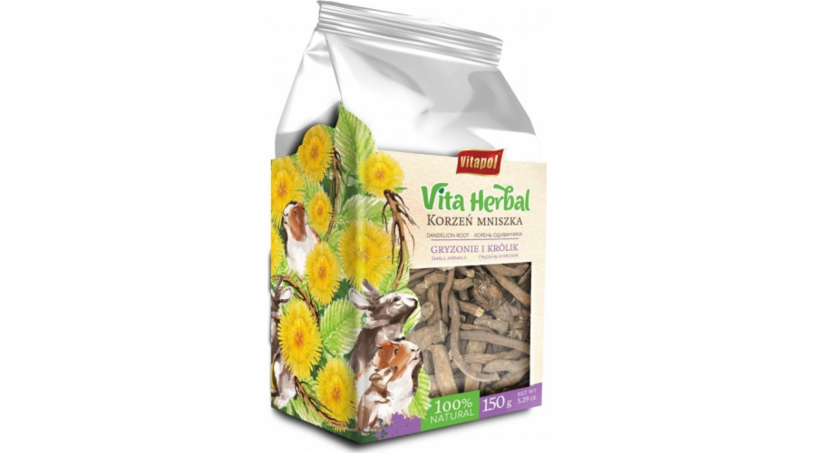 Vitapol Vita Herbal pro hlodavce a králíky, kořen pampelišky, 150 g