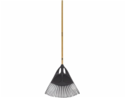 Fiskars Hrábě na listí s dřevěnou násadou 1735mm 135591