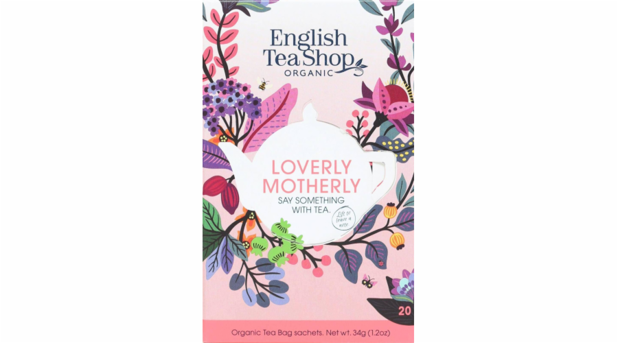 Anglický čaj Anglický čajovna, Milovaný mateřský čaj, Mix 5 příchutí, 20 sáčků